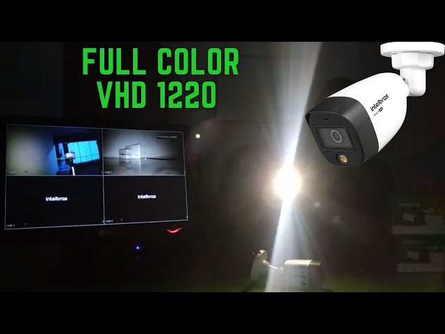 CAMERA INTELBRAS VHD 1220 B FULL COLOR G7 BULLET LED - Byte Informática